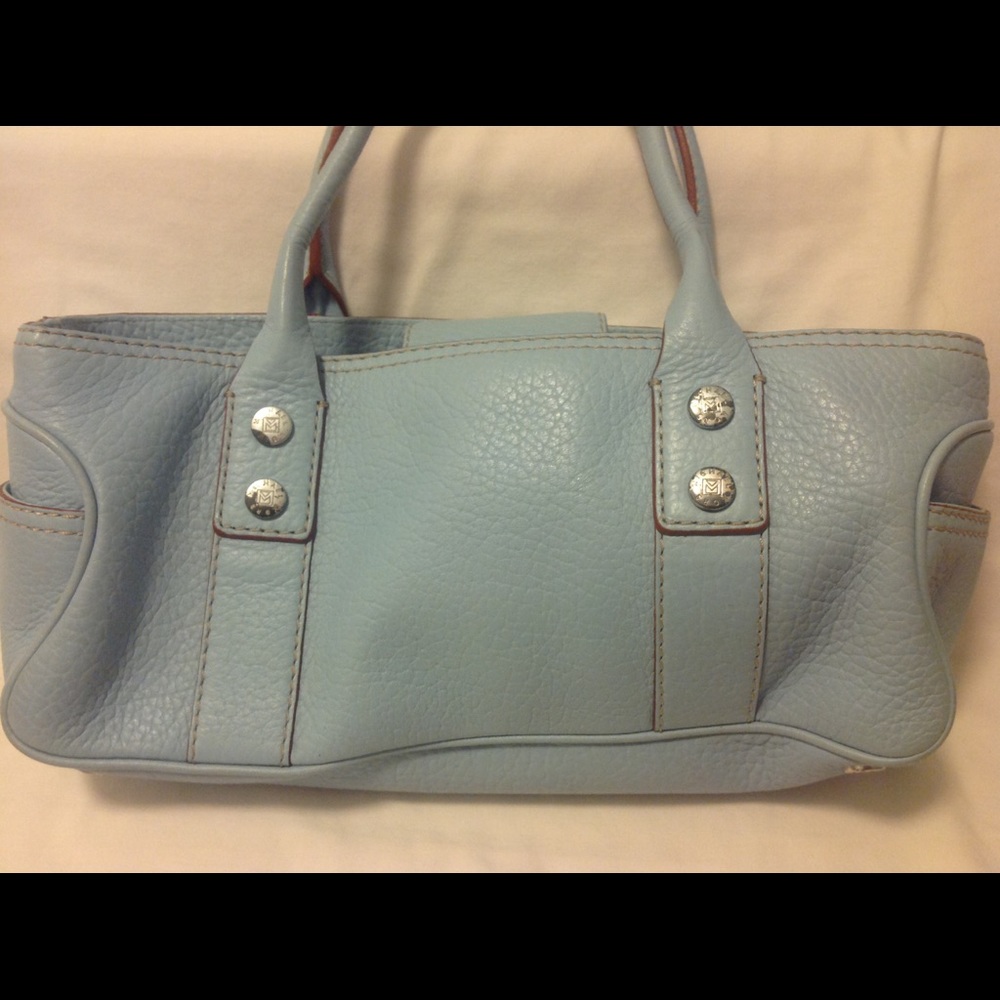 Michael Kors Baby Blue Satchel Handbag